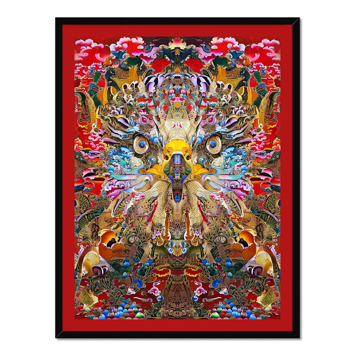 'Return of the Bird Tribes' Framed Print