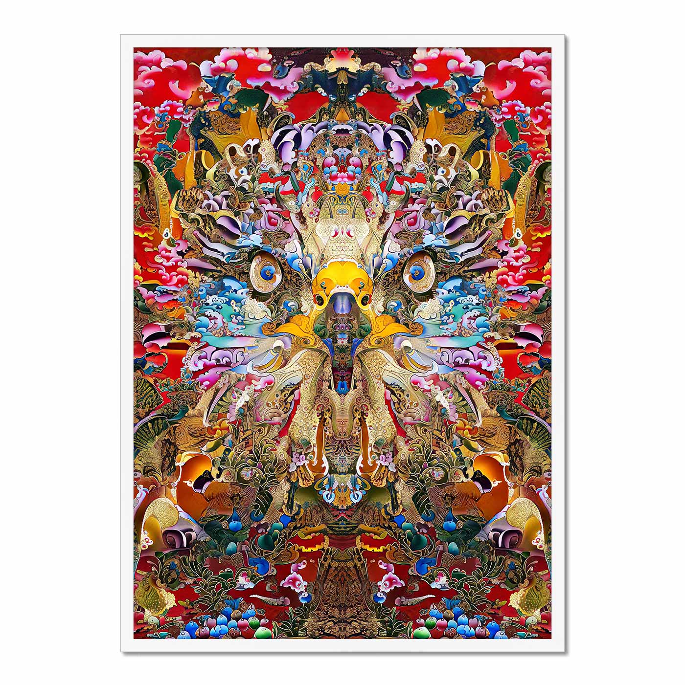 'Return of the Bird Tribes' Framed Print