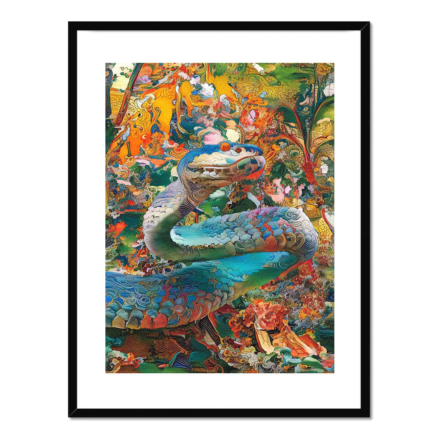 'Serpentine' Framed Print