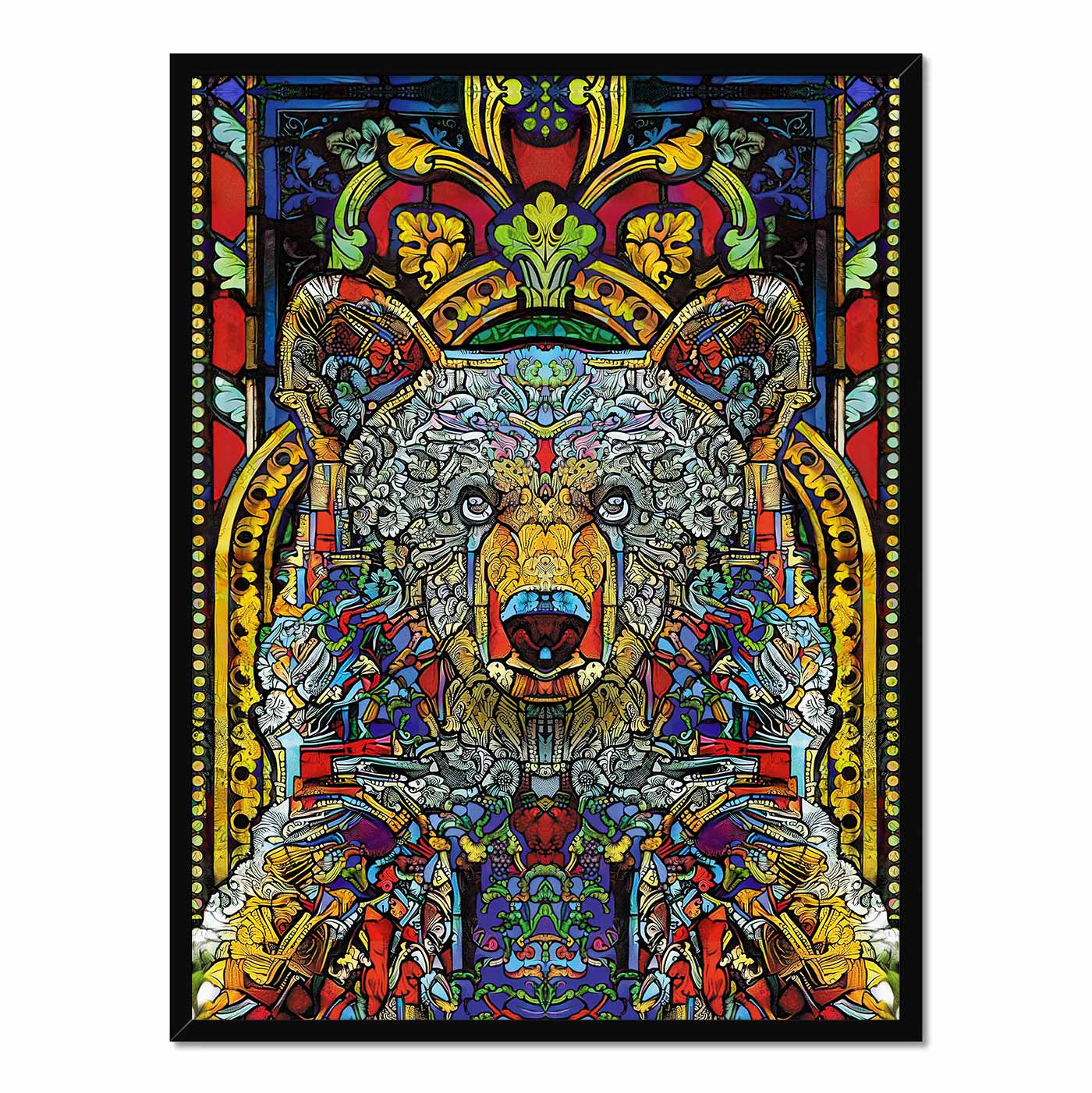 'Northern Bear' Framed Print