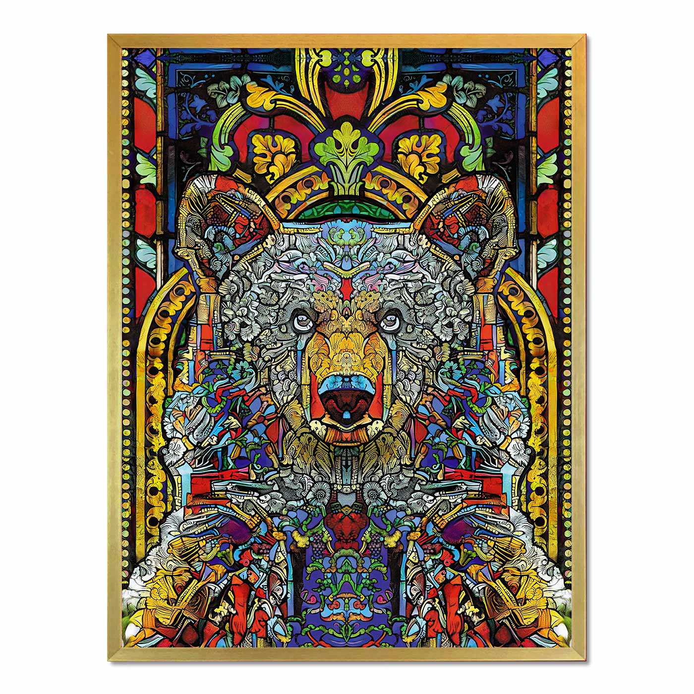 'Northern Bear' Framed Print