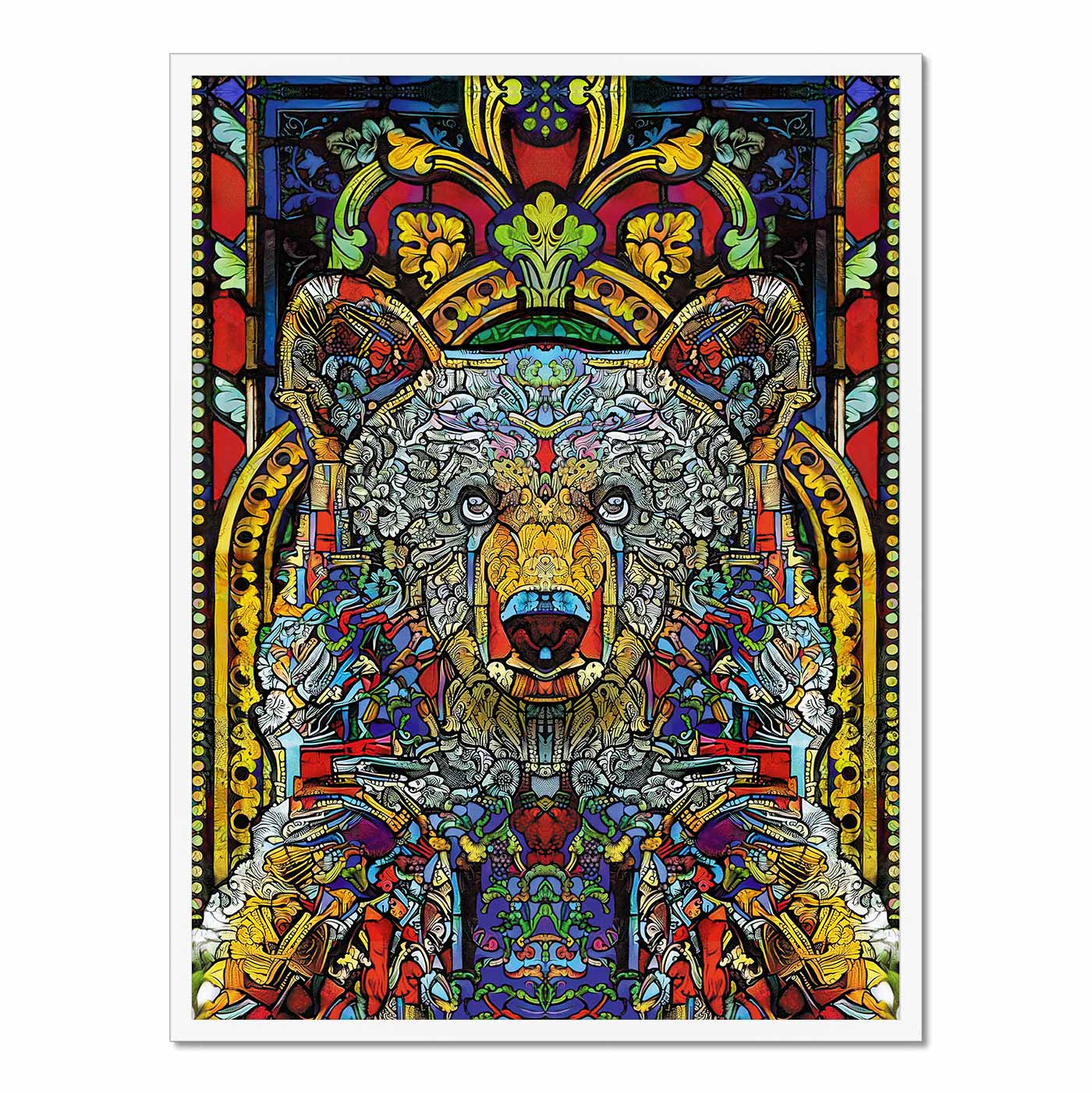 'Northern Bear' Framed Print