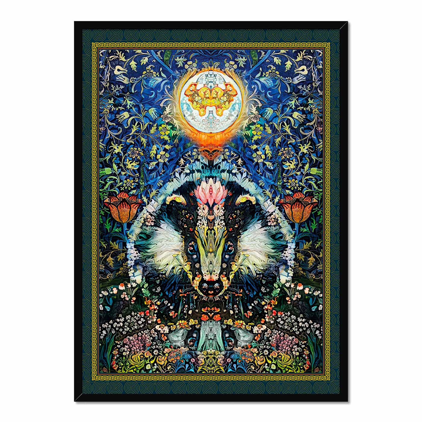 'Medicine Badger Moon' Framed Print