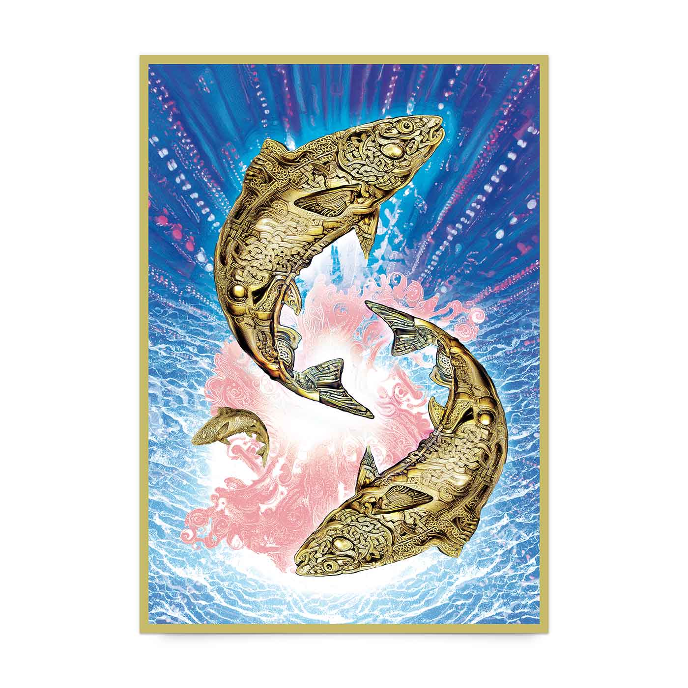'Celtic Salmon' Fine Art Print
