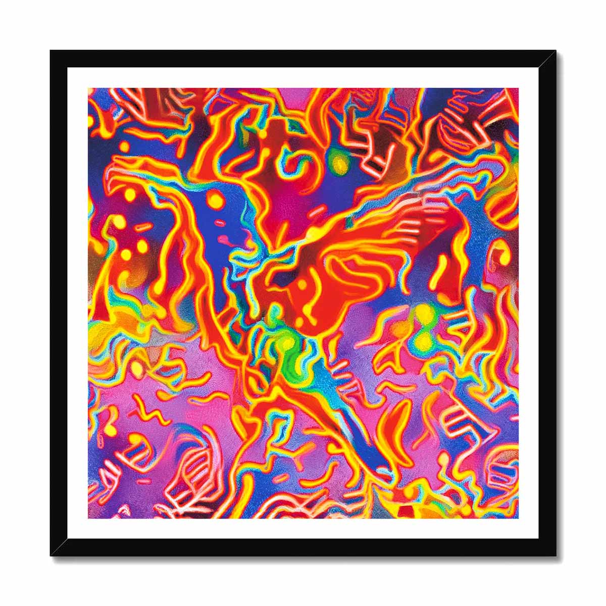 'Huichol Hummingbird' Framed Print