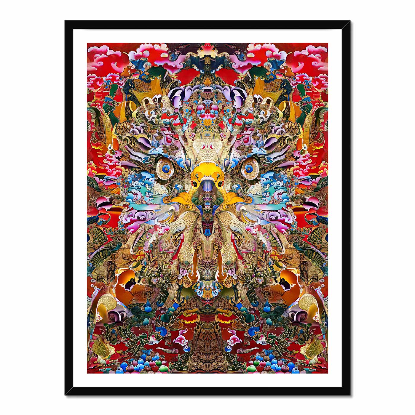 'Return of the Bird Tribes' Framed Print