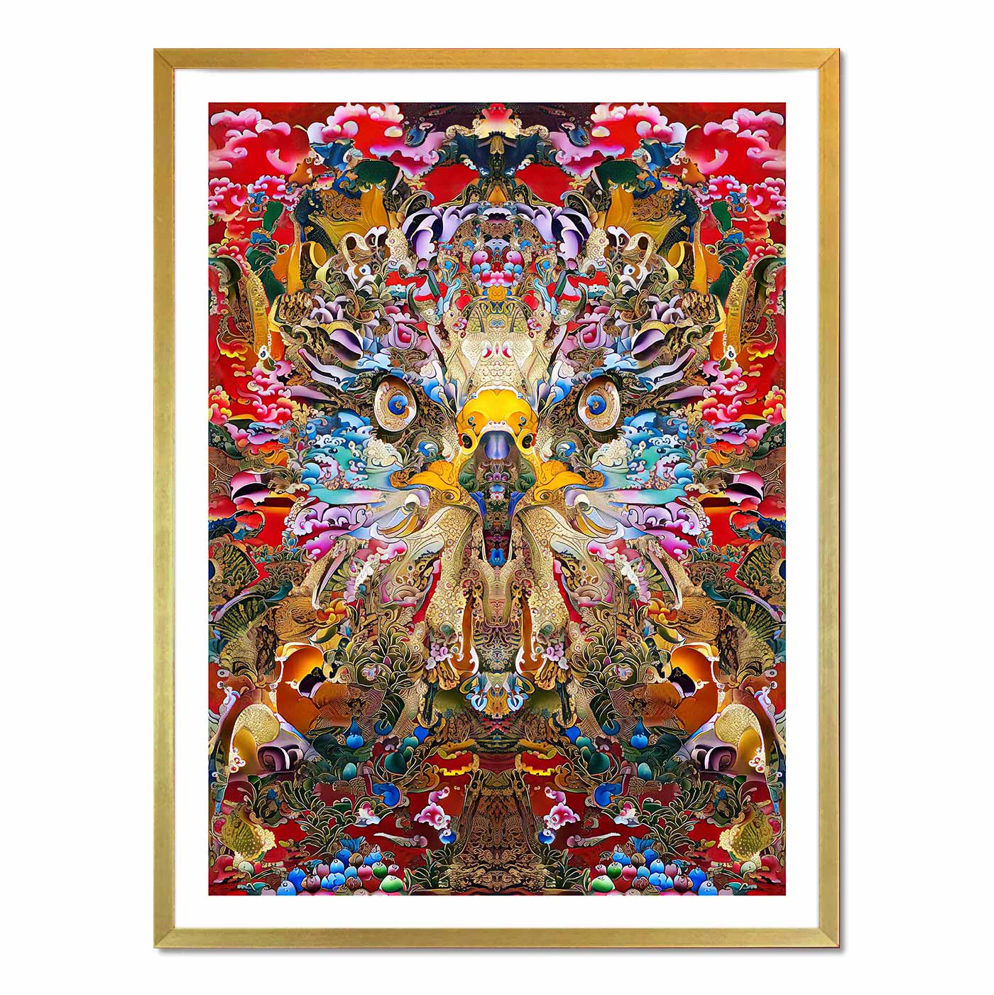 'Return of the Bird Tribes' Framed Print