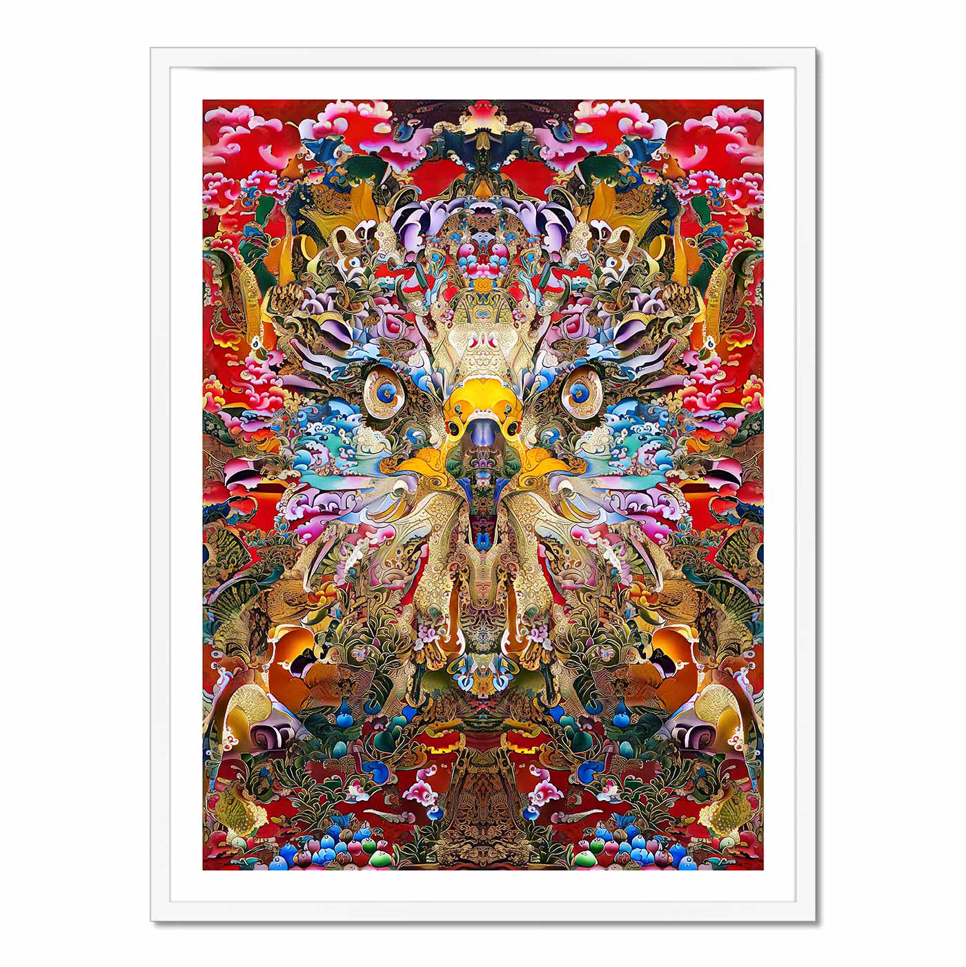 'Return of the Bird Tribes' Framed Print