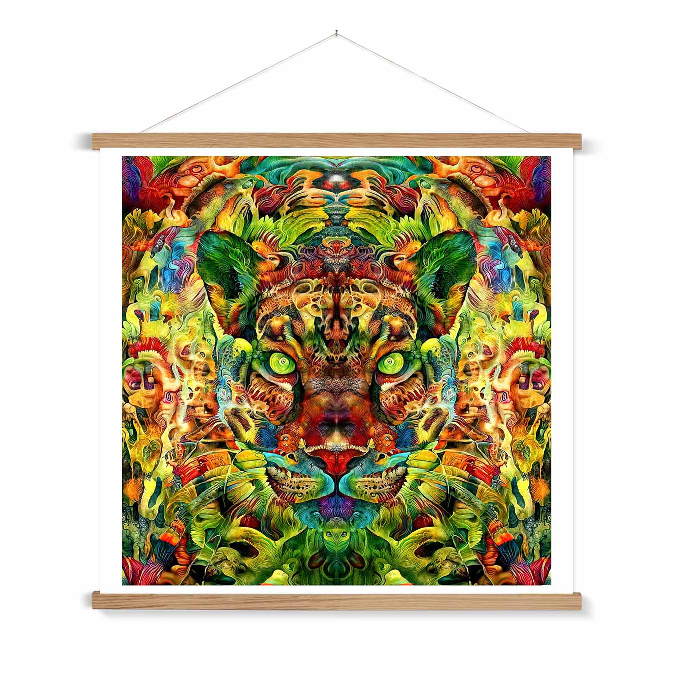 'Ayahuascero Jaguar II' Fine Art Print