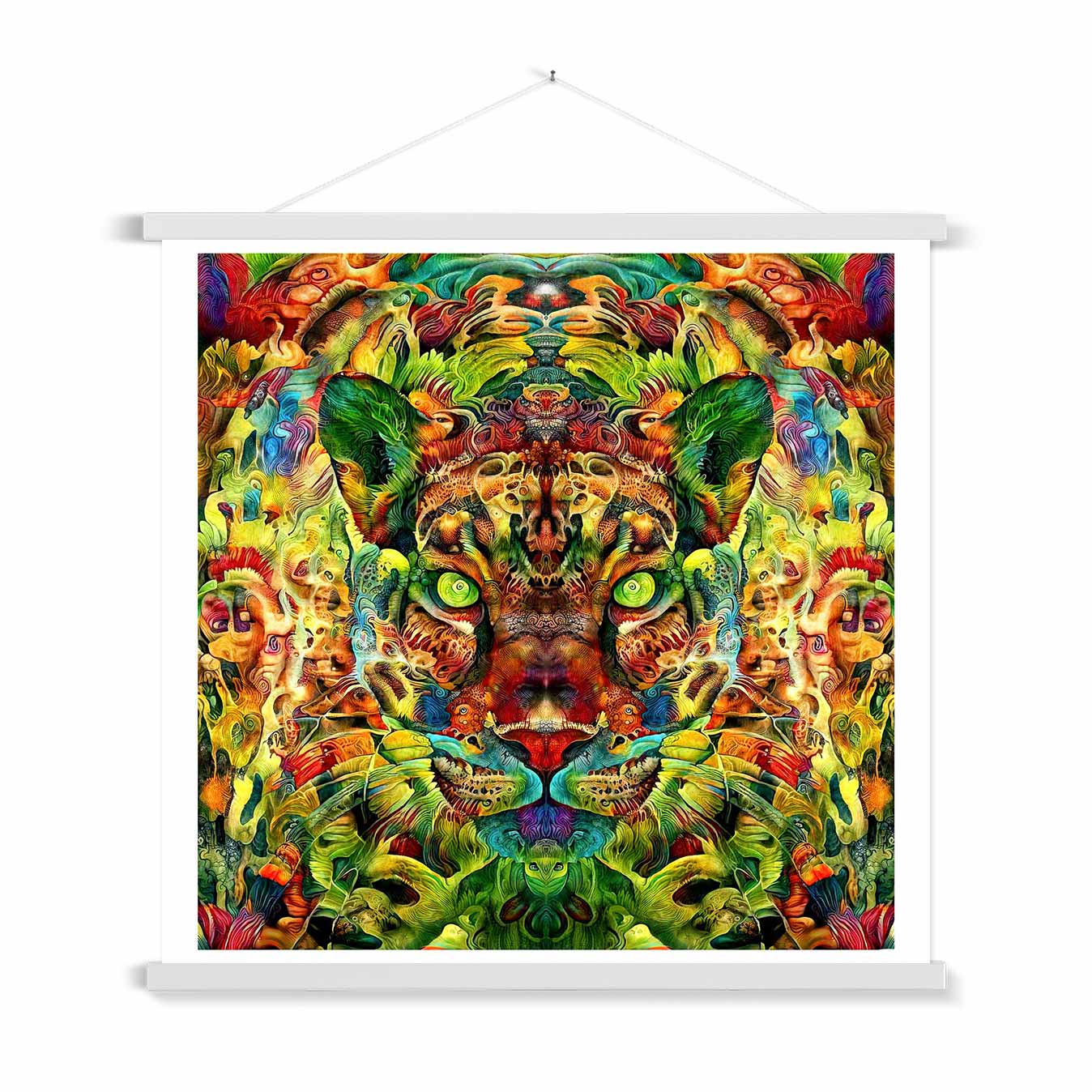 'Ayahuascero Jaguar II' Fine Art Print