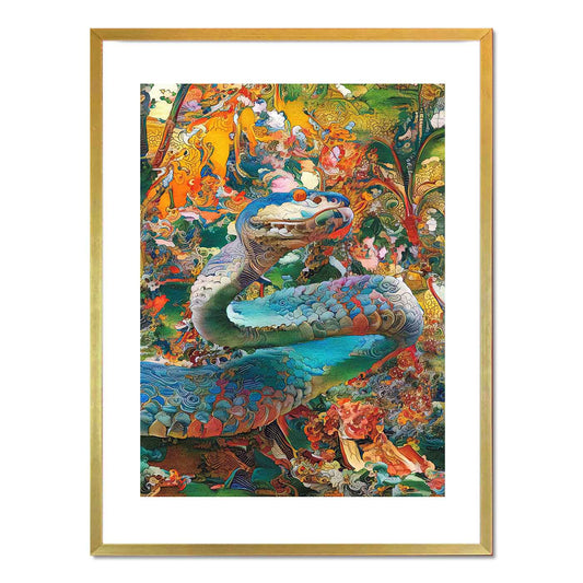 'Serpentine' Framed Print