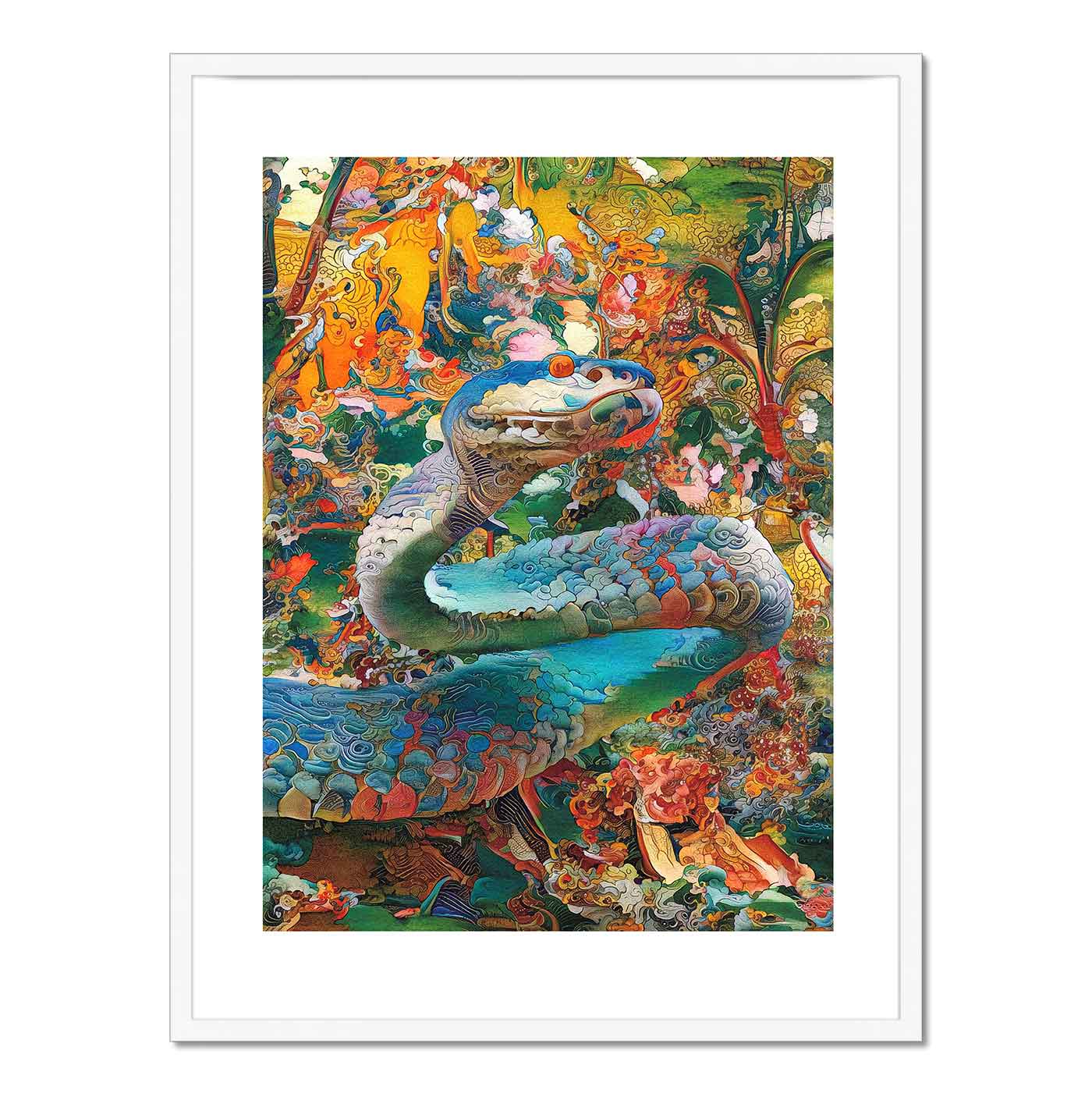 'Serpentine' Framed Print