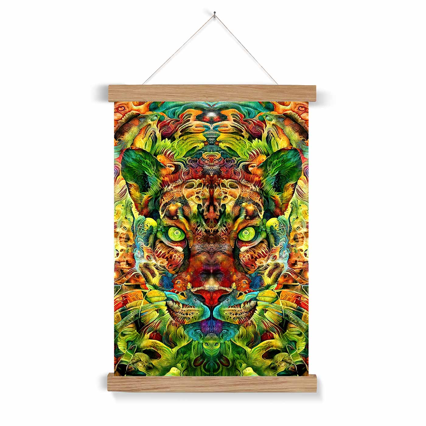 'Ayahuascero Jaguar II' Fine Art Print