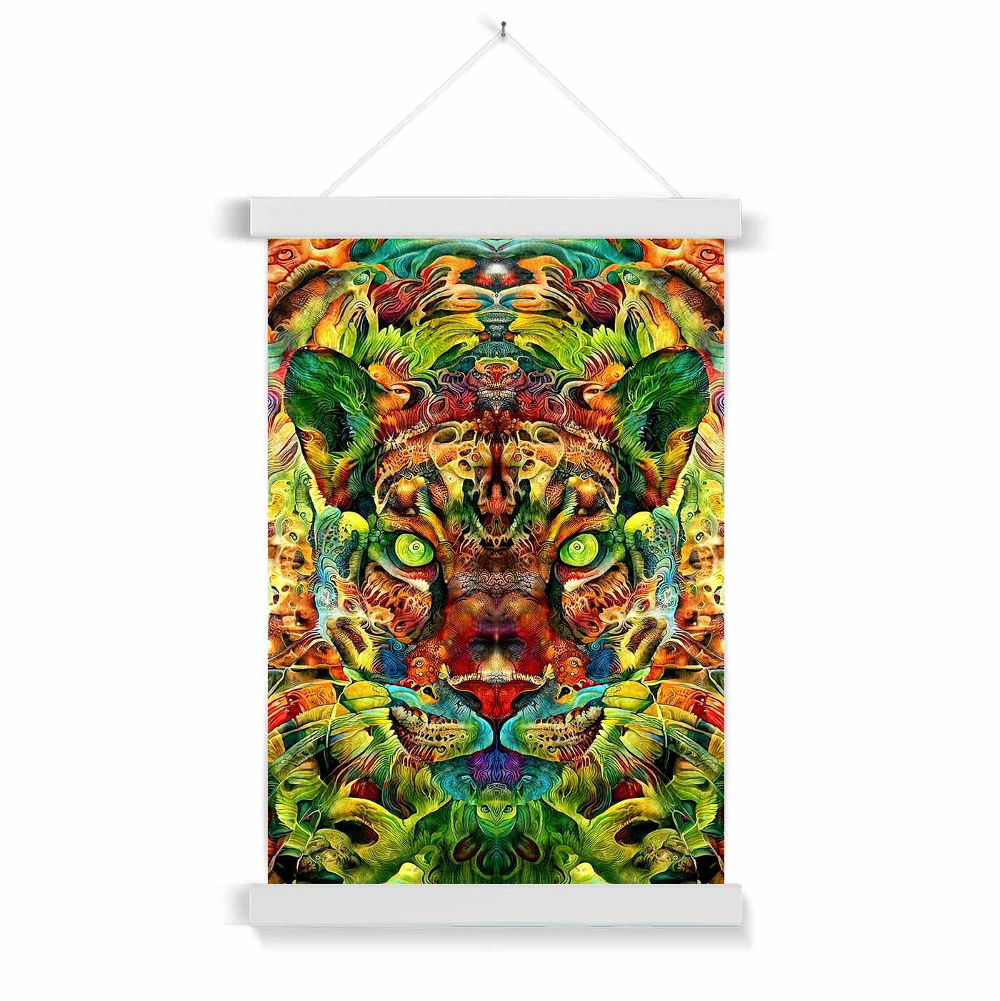 'Ayahuascero Jaguar II' Fine Art Print
