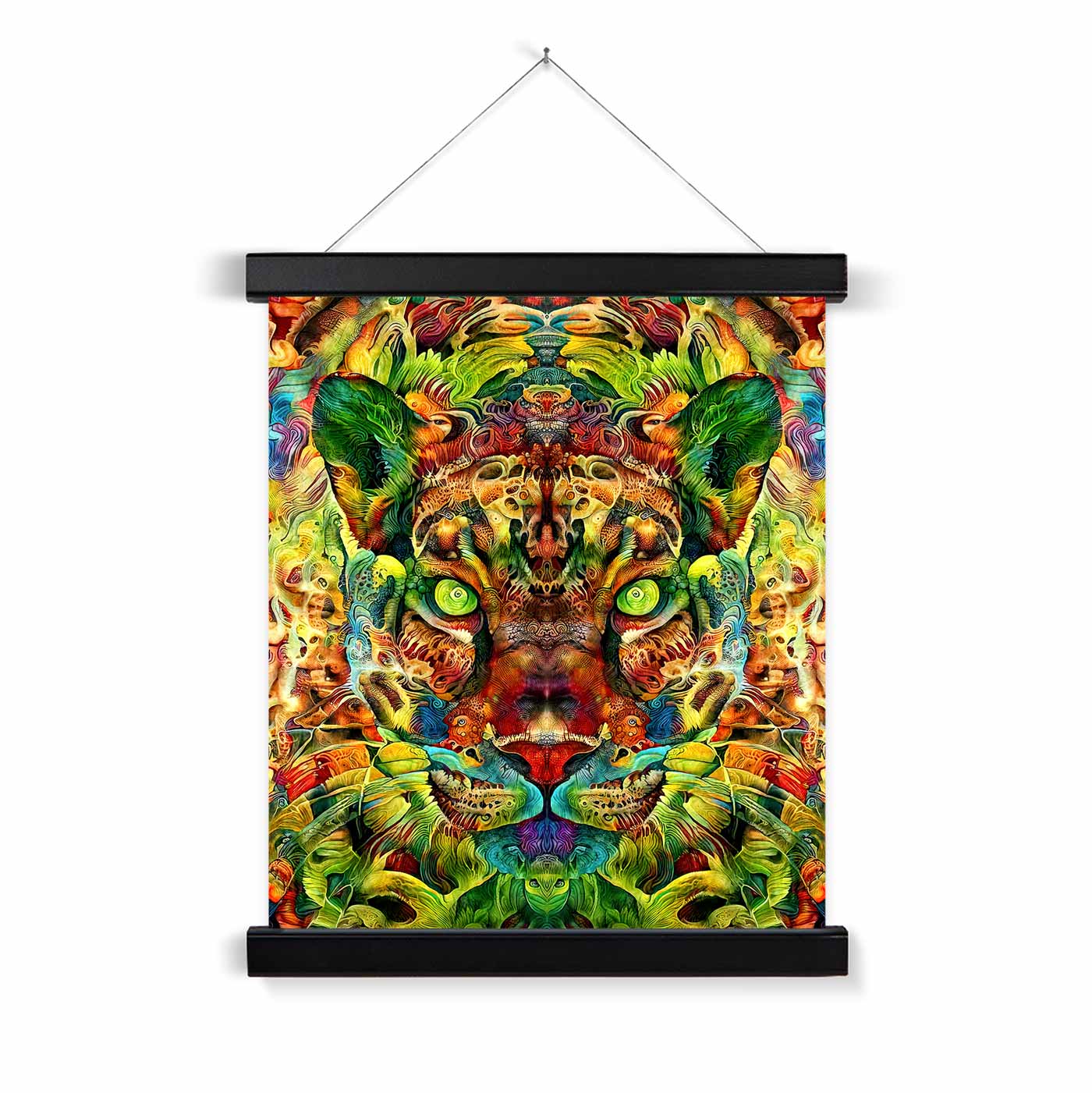 'Ayahuascero Jaguar II' Fine Art Print