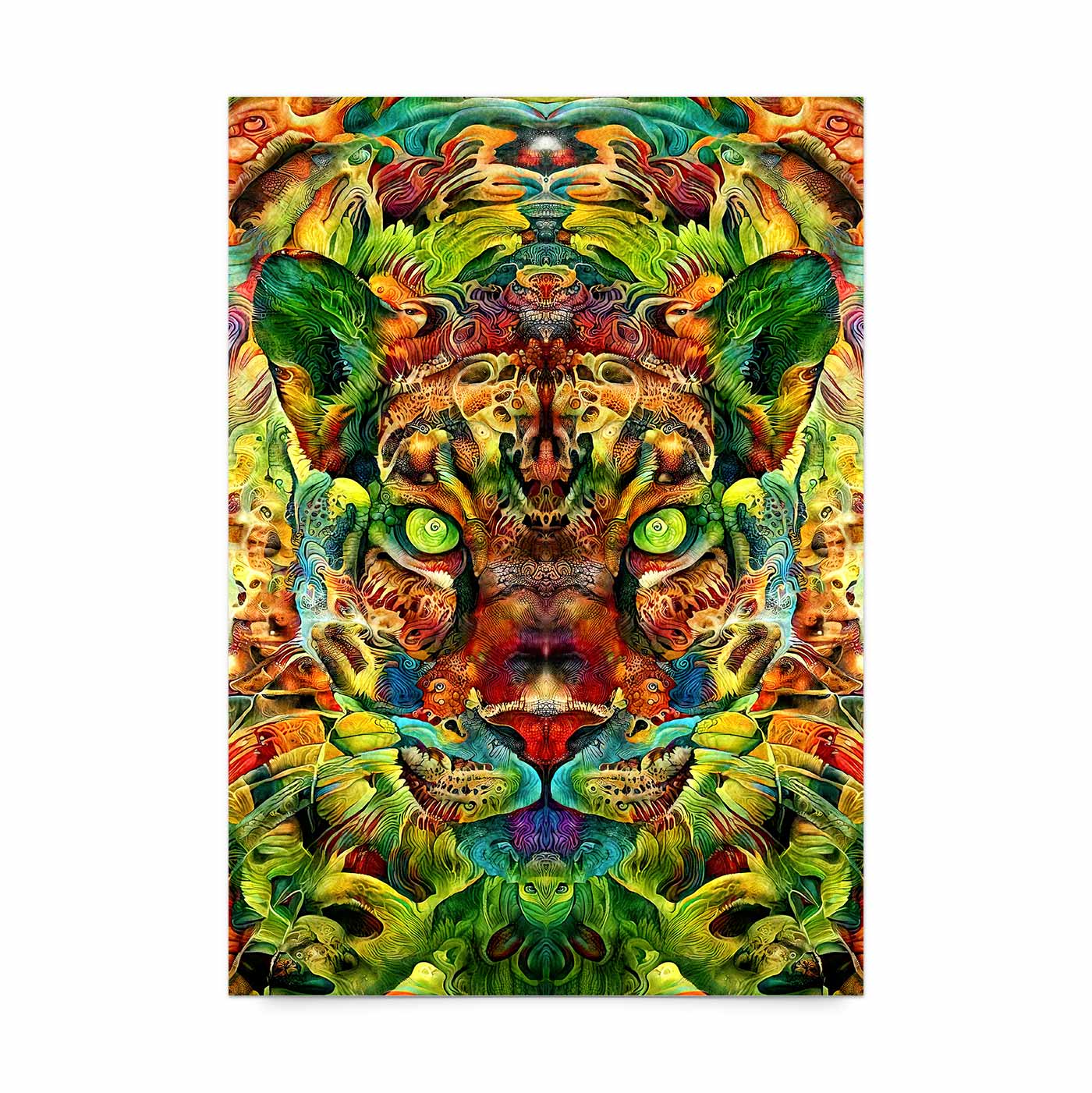 'Ayahuascero Jaguar II' Fine Art Print