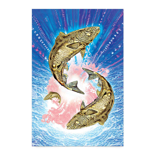 'Celtic Salmon' Fine Art Print