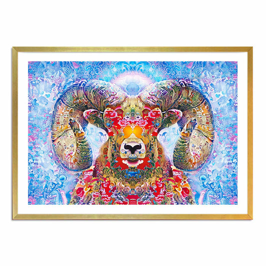 'RA AM' Framed Print