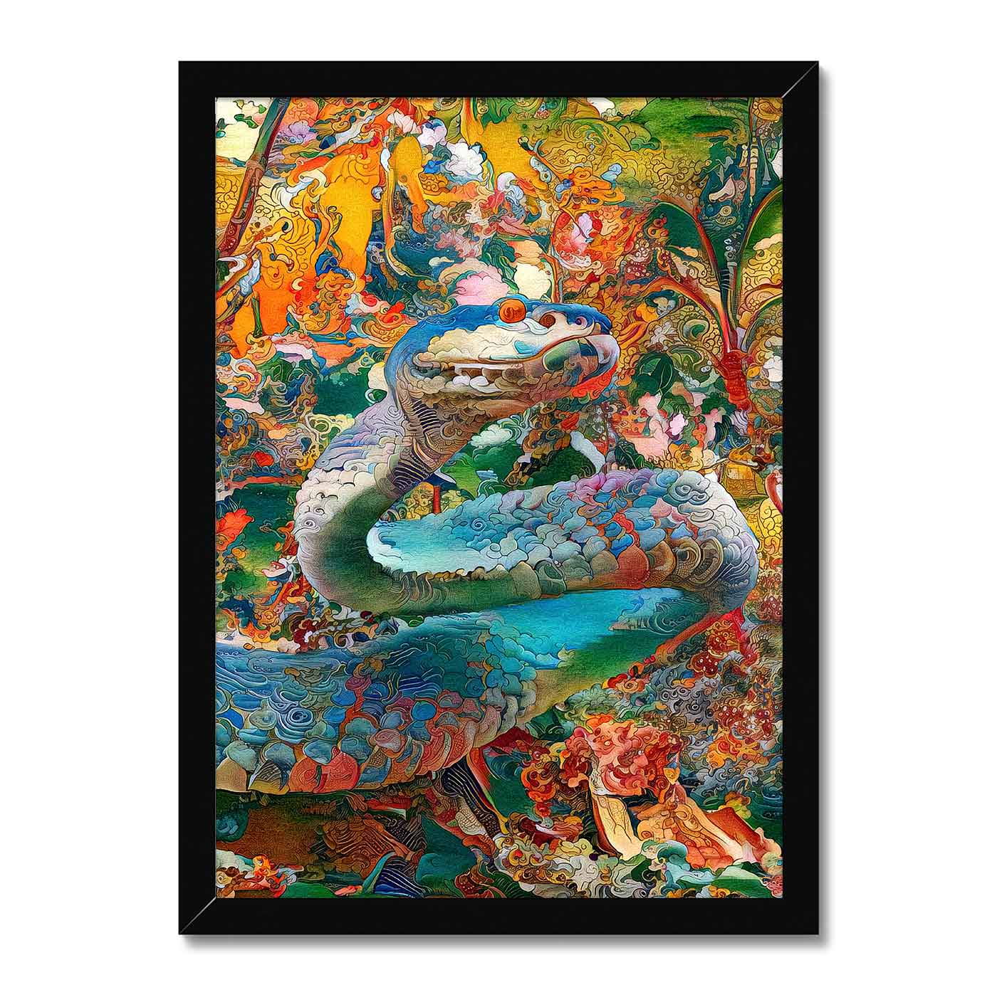 'Serpentine' Framed Print