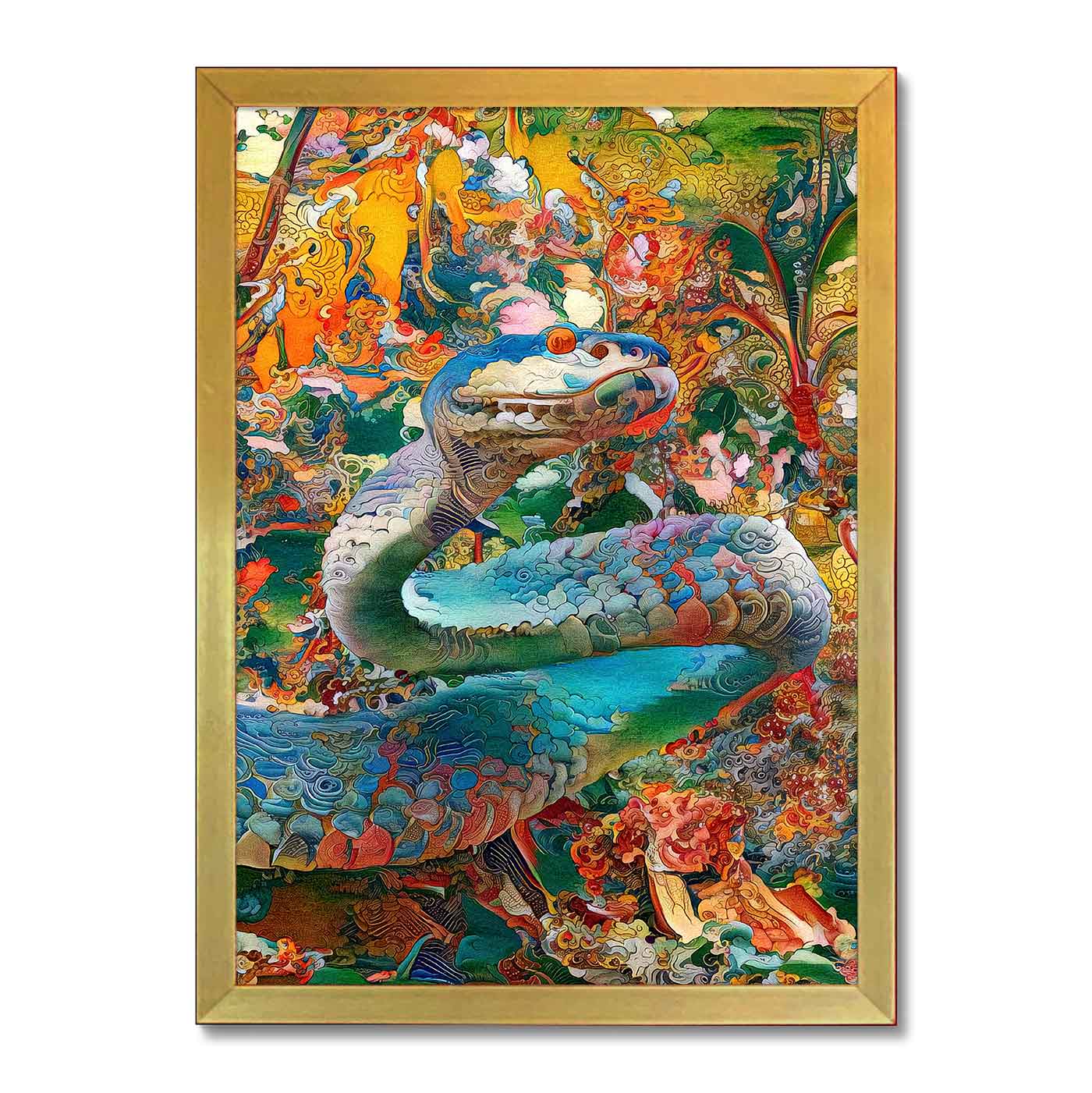 'Serpentine' Framed Print