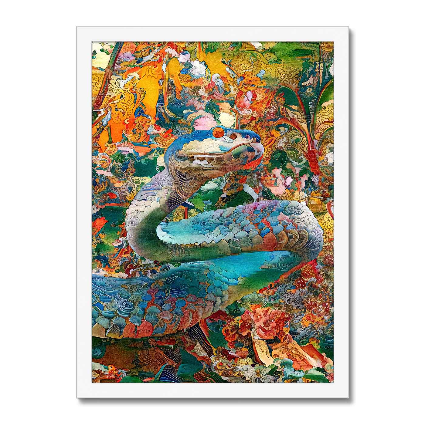 'Serpentine' Framed Print
