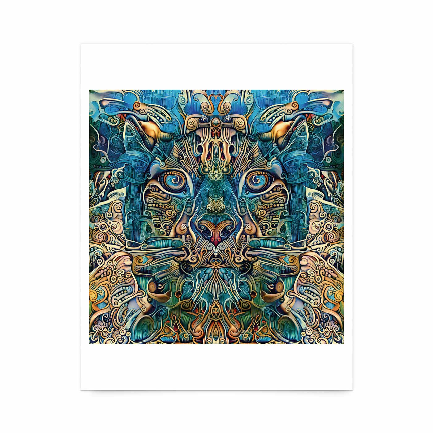 'Snow Leopard' Fine Art Print