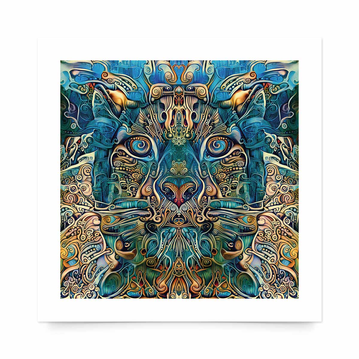 'Snow Leopard' Fine Art Print