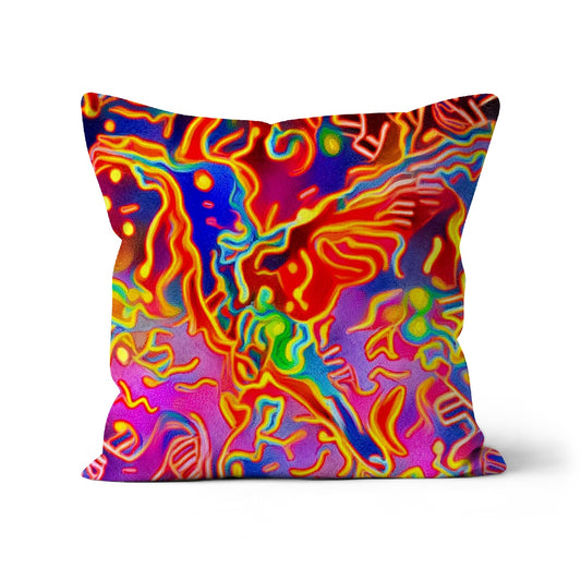 'Huichol Hummingbird' Cushion